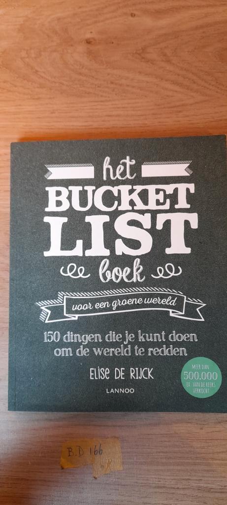 Elise De Rijck - Het Bucketlist boek voor een groene wereld, Boeken, Mode, Zo goed als nieuw, Ophalen of Verzenden