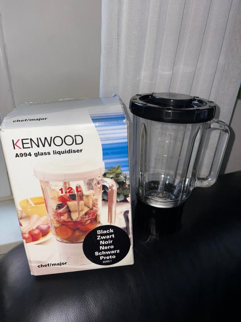 Nieuw Kenwood chef major glas beker, Ophalen of Verzenden, Nieuw