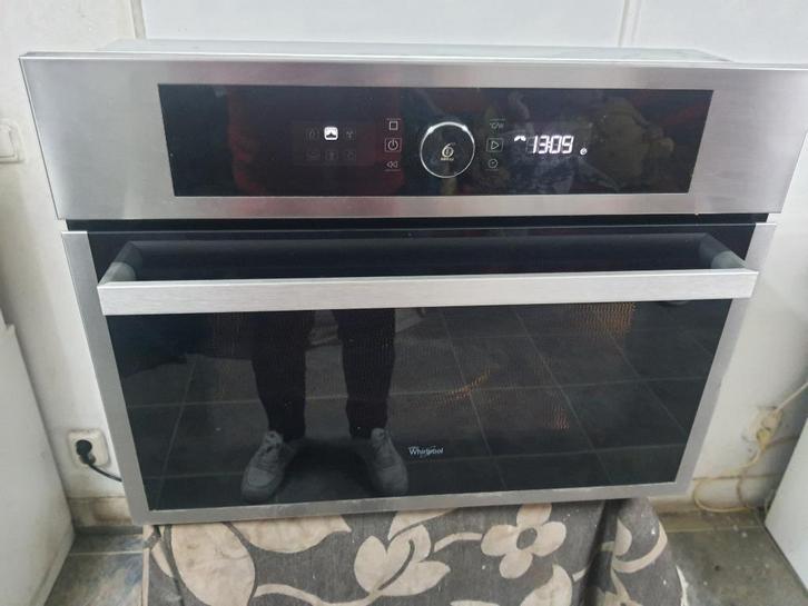 Whirlpool Inbouw combi magnetronoven 6THSENSE werkt perfect, Witgoed en Apparatuur, Magnetrons, Zo goed als nieuw, Inbouw, Combimagnetron