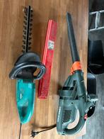 Black&decker bladblazer en Bosch heggenschaar, Tuin en Terras, Bladblazers, Gebruikt, Elektrisch, Ophalen