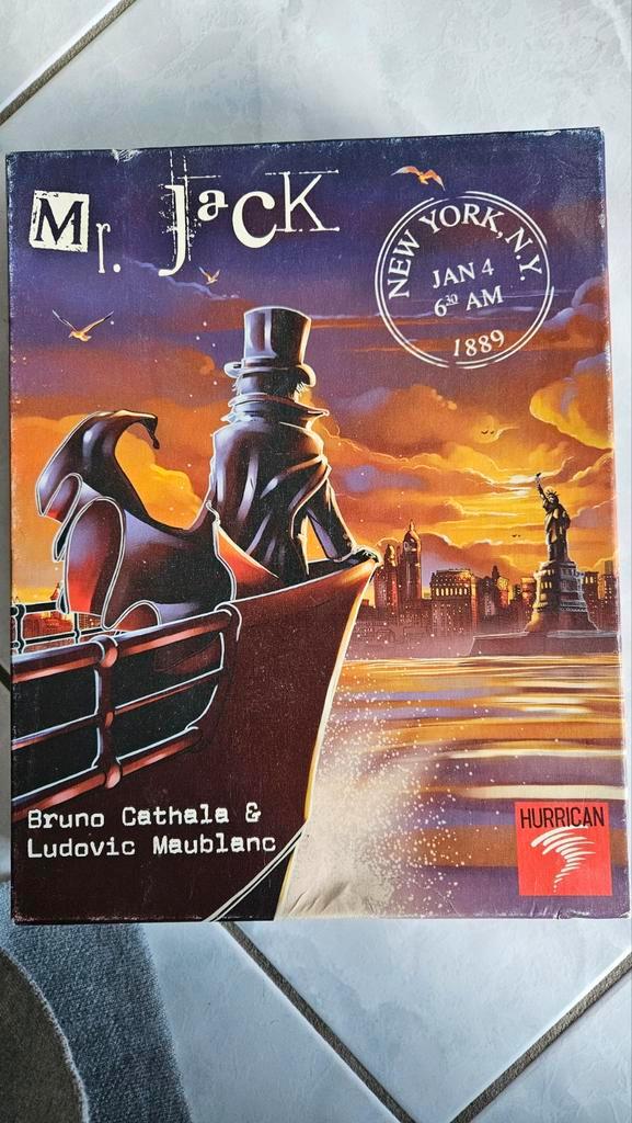 Mr. Jack - New York, Hobby en Vrije tijd, Gezelschapsspellen | Bordspellen, Gebruikt, Een of twee spelers, Ophalen of Verzenden