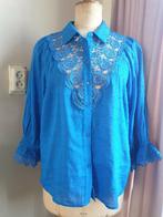 Prachtige blouse van Tramontana met kant blauw 42, Kleding | Dames, Blouses en Tunieken, Blauw, Maat 42/44 (L), Ophalen of Verzenden