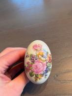 Vintage Porseleinen Deurklink met Bloemmotief, Ophalen of Verzenden, Gebruikt, Koper of Messing, Klink of Kruk