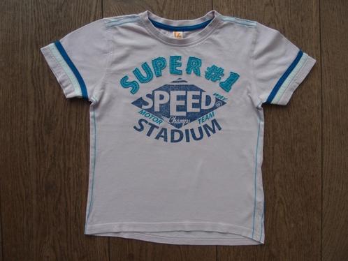 Stoer baseball jongens zomershirt met korte mouw maat 128, Kinderen en Baby's, Kinderkleding | Maat 128, Zo goed als nieuw, Jongen