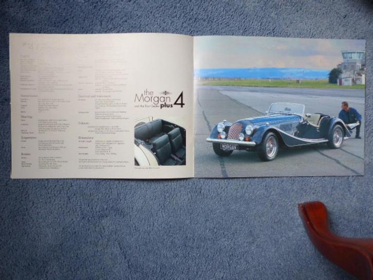 Morgan Plus 4 Plus 8  4/4  brochure, Boeken, Auto's | Folders en Tijdschriften, Zo goed als nieuw, Overige merken, Verzenden