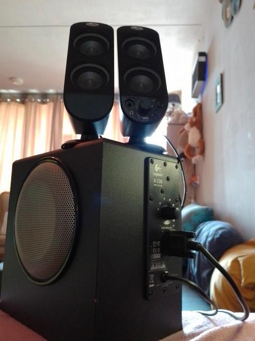 Logitech X-230 Subwoofer z.g.a. Nieuw!, Computers en Software, Pc speakers, Nieuw, Ophalen