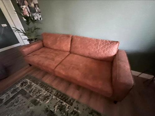 Mooie 2,5-Zits Bank — 250 cm breed — Zitdiepte 65 cm, Huis en Inrichting, Banken | Complete zithoeken, Zo goed als nieuw, Metaal