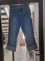 Te koop blauwe driekwart damesspijkerbroek, merk Zoi, maat 3, Kleding | Dames, Blauw, Ophalen of Verzenden, Zo goed als nieuw