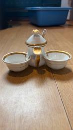 Porselein mosterd potje, Antiek en Kunst, Antiek | Servies los, Ophalen of Verzenden