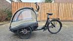 bakfiets Winther Kangaroo de Luxe Elektrisch, Fietsen en Brommers, Fietsen | Bakfietsen, Overige merken, Gebruikt, Huif, Ophalen of Verzenden