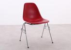 Vitra | Eames | Plastic Side Chair RE DSS | rood, Ophalen of Verzenden, Zo goed als nieuw, Rood, Metaal