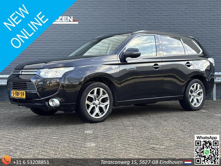Mitsubishi Outlander 2.0 PHEV Instyle | Pano | Leder | Clima, Auto's, Mitsubishi, Bedrijf, Te koop, Outlander, 4x4, ABS, Achteruitrijcamera