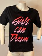 Sandro shirt met leuke print maat 1, Zwart, Ophalen of Verzenden, Zo goed als nieuw, Korte mouw