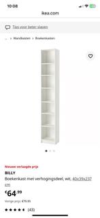 Ikea billy boekenkast extra hoog zgan, Ophalen, Zo goed als nieuw, 25 tot 50 cm, 50 tot 100 cm