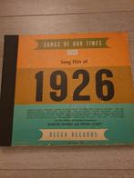 4790 songs of our times - hits of 1926- box van 4 bakelieten, Verzenden, Zo goed als nieuw, 12 inch, Pop
