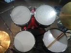 Mooi instap/beginners drumstel sparkelrood Hayman, Ophalen, Zo goed als nieuw, Overige merken