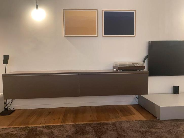 Wandkast porro, Huis en Inrichting, Kasten | Televisiemeubels, Gebruikt, Minder dan 100 cm, 200 cm of meer, 25 tot 50 cm, Overige houtsoorten