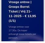 Winterterassen Rotterdam vrijdag 21 november 2 tickets, Tickets en Kaartjes, Kortingen en Cadeaubonnen, Twee personen, Overige soorten