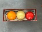 Belgian Aramich Balls / biljart ballen 3 stuks, Ophalen of Verzenden, Gebruikt, Keu of Ballen