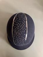 Horza paardrijcap met strass. In zeer goede staat, Dieren en Toebehoren, Ophalen of Verzenden, Zo goed als nieuw, Dressuur, Cap
