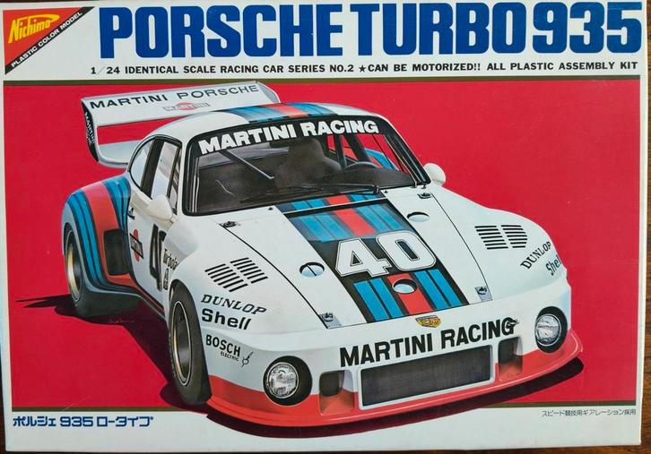 Nichimo MW-2402 1/24 Porsche Turbo 935 Martini Racing, Hobby en Vrije tijd, Modelbouw | Auto's en Voertuigen, Nieuw, Auto, Groter dan 1:32