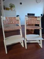 2 x Tripp trapp kinderstoel met bekleding, Ophalen, Gebruikt, Meegroeistoel