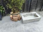Mooie ruwe trog plantenbak waterbak bloembak LxBxH 97 60 23, Ophalen of Verzenden, Zo goed als nieuw, Rechthoekig