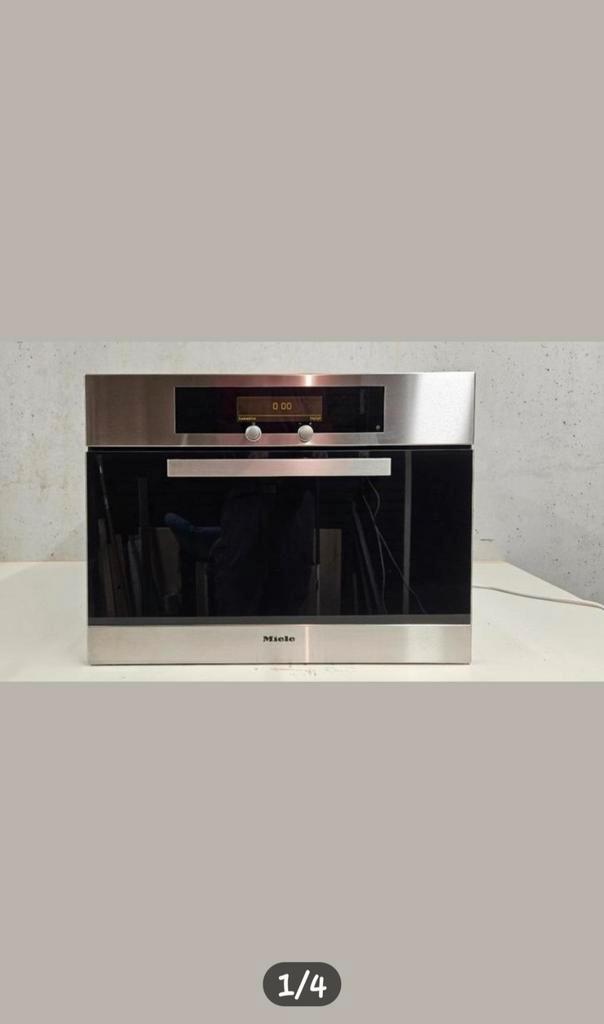 Zo goed als nieuwe Miele stoomoven, Witgoed en Apparatuur, Ovens, Zo goed als nieuw, Inbouw, Oven, 45 tot 60 cm, 45 tot 60 cm