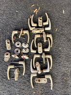 Vintage witte bakeliet deurklinken, Antiek en Kunst, Ophalen of Verzenden