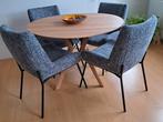 Eetkamerstoelen - Set van 4, Huis en Inrichting, Blauw, Nieuw, Ophalen of Verzenden, Metaal