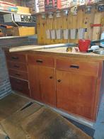 Mooie vintage werkbank., Ophalen of Verzenden, Zo goed als nieuw, 170 cm of meer