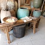 Chinese bankjes potten ibiza boho teak buffetkast landelijk, Huis en Inrichting, Woonaccessoires | Overige, Ff ietsanders, Ophalen of Verzenden
