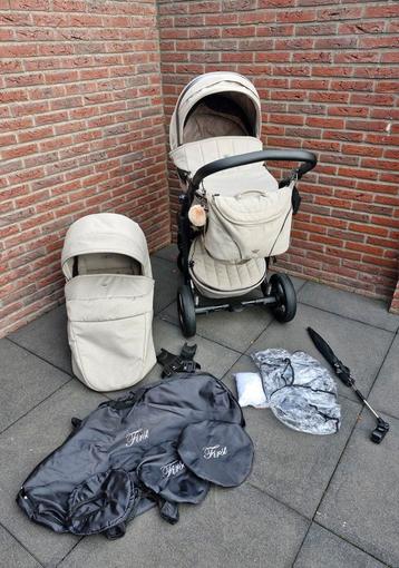 Als Nieuw! Kinderwagen First Atlanta Limited Edition beige beschikbaar voor biedingen