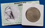 Nederland 2½ ECU 1991 - Erasmus van Rotterdam, Postzegels en Munten, Verzenden, Overige materialen, Nederland
