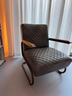 Leren fauteuil Lifestyle edward swing, Ophalen, 75 tot 100 cm, Zo goed als nieuw, Metaal