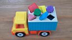 Blokken puzzel en Blokken auto nostalgie 50 jaar oud Sint, Ophalen of Verzenden, Gebruikt