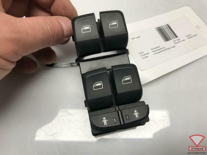 audi a3 8v raamschakelaar links voor 8v0959851d, Auto-onderdelen, Dashboard en Schakelaars, Audi, Gebruikt, Ophalen of Verzenden