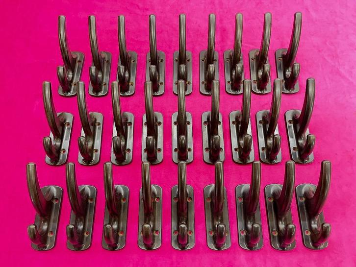 Bakelieten kapstok haken van Philite, kapstokhaken, haken, Antiek en Kunst, Curiosa en Brocante, Ophalen of Verzenden