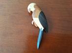 Houten Inleg Broche Papegaai, Antiek en Kunst, Kunst | Beelden en Houtsnijwerken, Ophalen of Verzenden