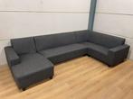 Mooie luxe grijze u bank - GEREINIGD!!!, Huis en Inrichting, Ophalen, Luxe, Hoekbank, 300 cm of meer