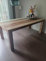 Houten eettafel, Ophalen, Gebruikt, 200 cm of meer, 50 tot 100 cm