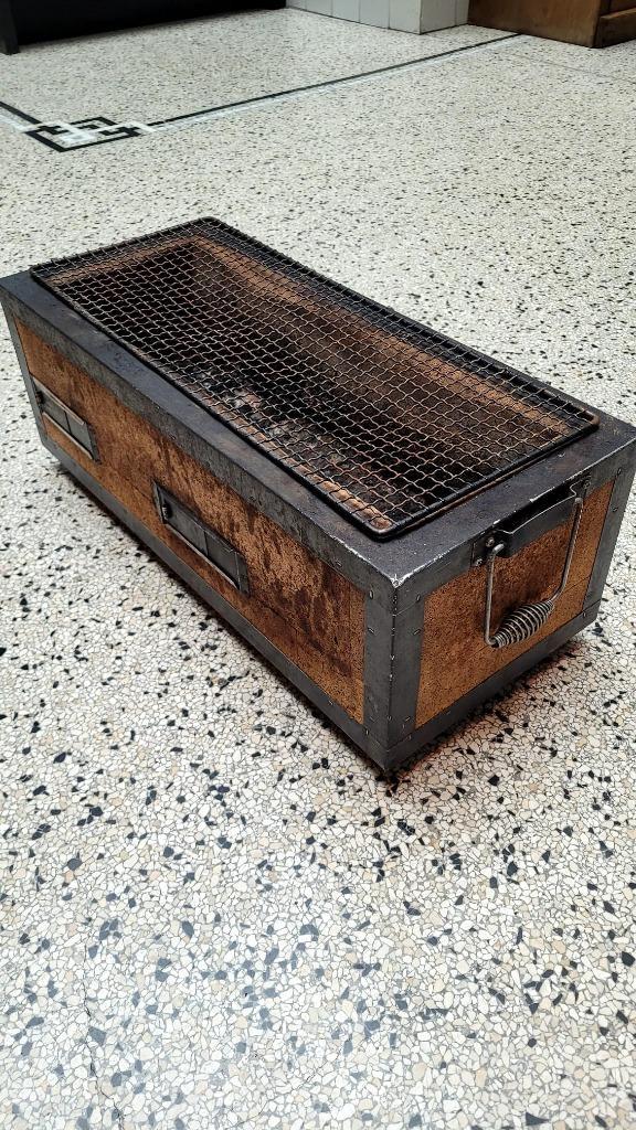 Konro Grill 54x23x20 cm, Tuin en Terras, Houtskoolbarbecues, Gebruikt, Ophalen