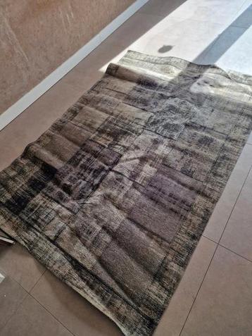 Grijs tapijt grijs vloerkleed ~220 x 150 cm beschikbaar voor biedingen