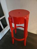 Kartell Charles Ghost Medium Kruk Rood ( nieuw )., Ophalen of Verzenden, Nieuw, Kunststof