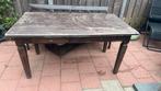 Teak tafel voof buiten of binnem, Ophalen of Verzenden, Zo goed als nieuw, Rechthoekig, Teakhout
