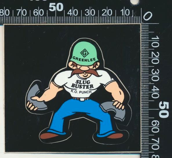 Sticker: Greenlee - Slug Buster, Verzamelen, Stickers, Zo goed als nieuw, Bedrijf of Vereniging, Verzenden