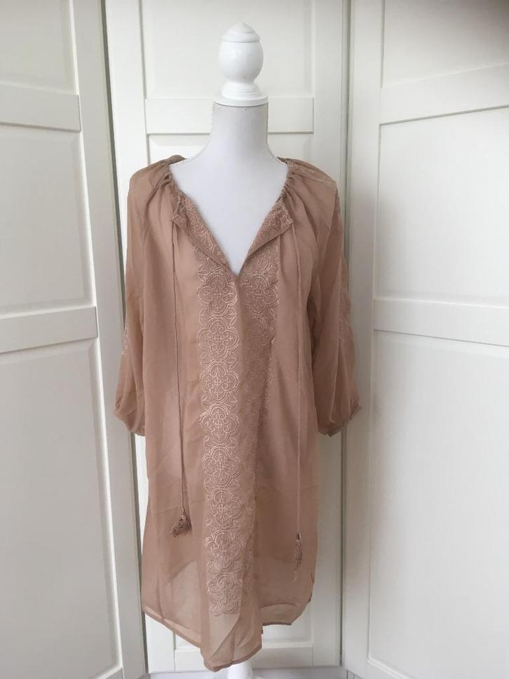 Floryday nieuwe bruine chiffon tuniek jurk M (valt als XL), Kleding | Dames, Blouses en Tunieken, Nieuw, Maat 38/40 (M), Bruin
