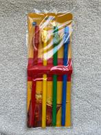 [ongebruikt] Miniso lego plastic rietjes (4x), Ophalen of Verzenden, Nieuw, Feestartikel, Overige