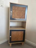 Tikamoon Massief Houten Kast Met Rotan Deuren, Ophalen, Minder dan 50 cm, Gebruikt, Overige materialen