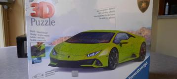 Ravensburger Lamborghini Huracán EVO Groen - 3D Puzzel 1/18 beschikbaar voor biedingen